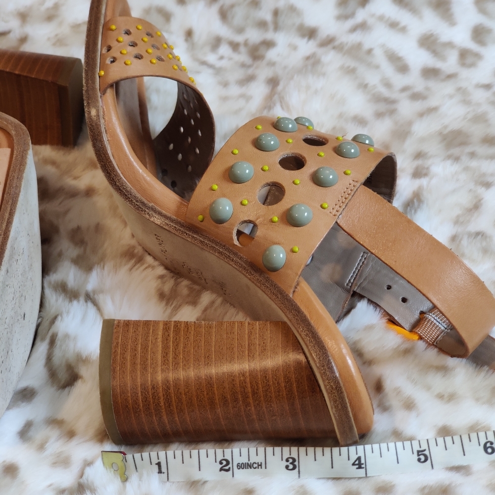 Donald J. Pliner Estee Block Heel Sandals Size 7.5M - Picture 11 of 13